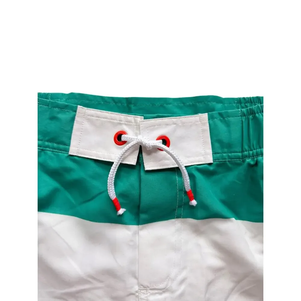 NWT Mini Boden Color Block Swim Shorts Size 11-12y